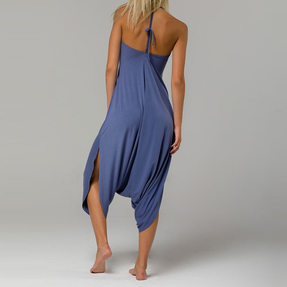 Onzie Bridal Tica Jumpsuit/Romper SLATE BLUE NWT - Picture 5 of 8